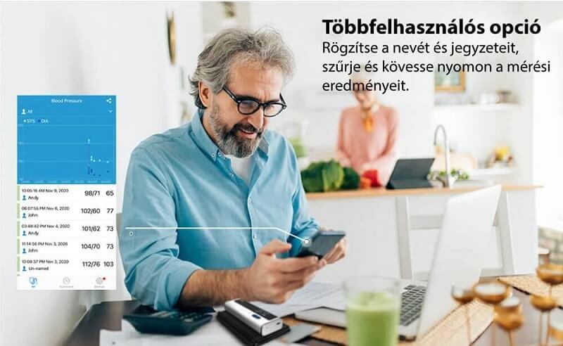 viatom-armfit-bp2a-bluetooth-felkaros-vernyomasmero-tobbfelhasznalo-kezelese